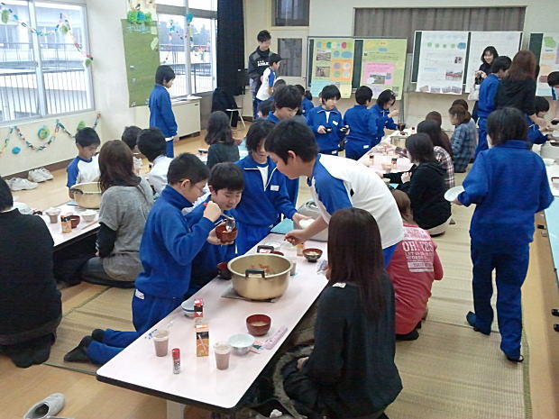 学校田の収穫祭